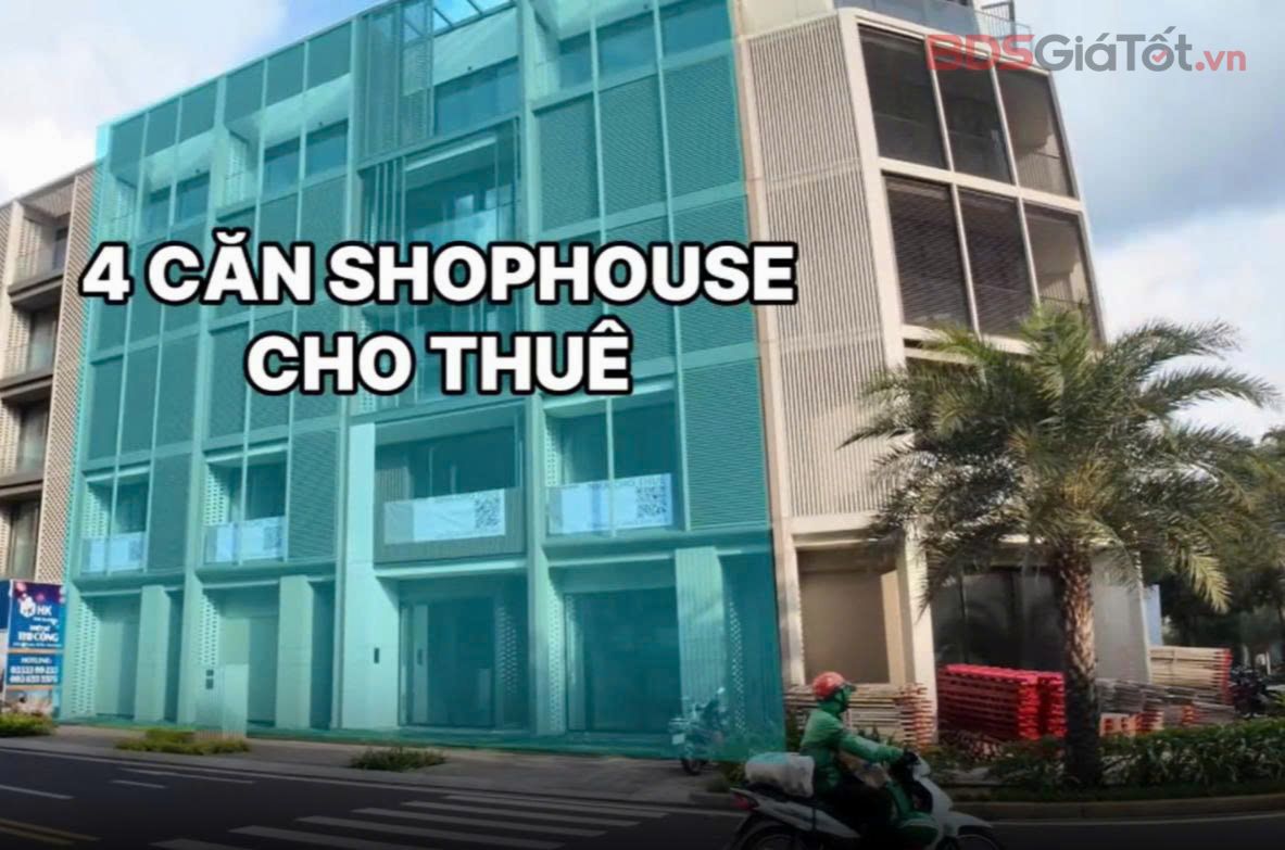 Cho thuê gấp 4 căn shophouse liền nhau mặt đường N2 ( rộng 20 met) The Global City - gần 1.400m² sàn, mặt tiền 20m, hợp làm khách sạn LH Ms Thủy 0903.289.695