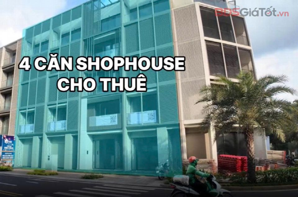 Cho thuê gấp 4 căn shophouse liền nhau  mặt đường N2 ( rộng 20 met) The Global City - gần 1.400m² sàn, mặt tiền 20m, hợp làm khách sạn LH Ms Thủy 0903.289.695 · Shophouse · The Global City - Soho