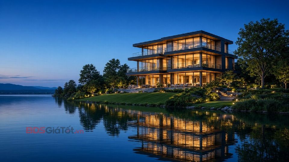 Biệt thự Lakeview City 8×22 view hồ · 50 triệu/tháng · Biệt thự · Lakeview City