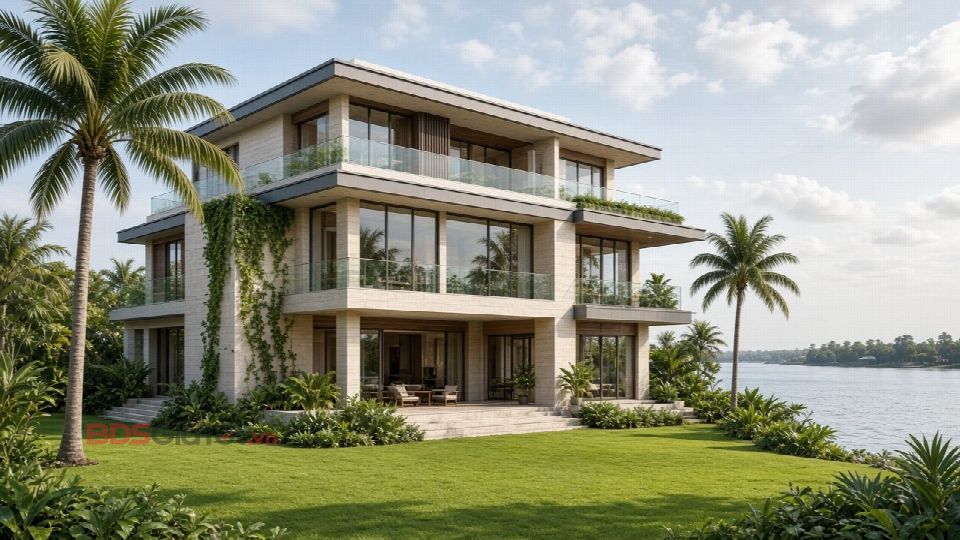 Biệt thự Lakeview City 8×20 view sông · 35 triệu/tháng · Biệt thự · Lakeview City