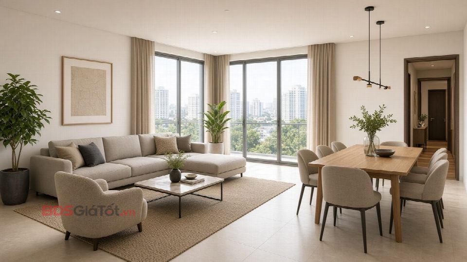 Căn hộ Palm Heights 3 phòng ngủ · 121,5 m² · Căn hộ · Palm Heights
