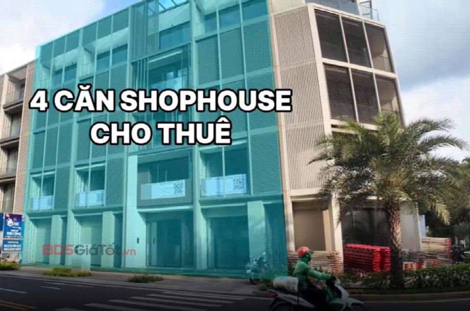 Cho thuê gấp 4 căn shophouse liền nhau  mặt đường N2 ( rộng 20 met) The Global City - gần 1.400m² sàn, mặt tiền 20m, hợp làm khách sạn LH Ms Thủy 0903.289.695 · Shophouse · The Global City - Soho