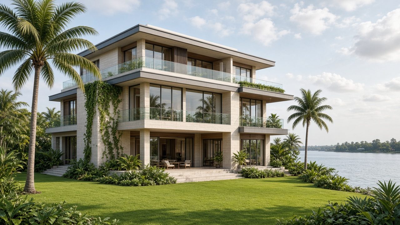 Biệt thự Lakeview City 8×20 view sông · 35 triệu/tháng · Biệt thự · Lakeview City