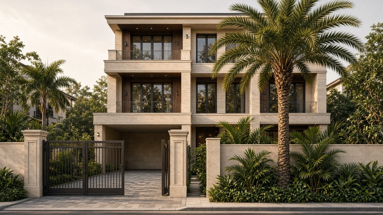 Biệt thự Palm Residence 8×17 · 75 triệu/tháng