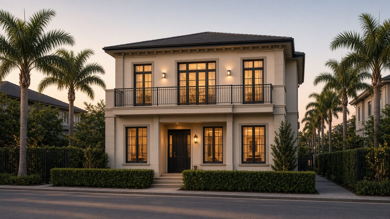 Nhà phố Palm Residence 8×17 · 86 triệu/tháng